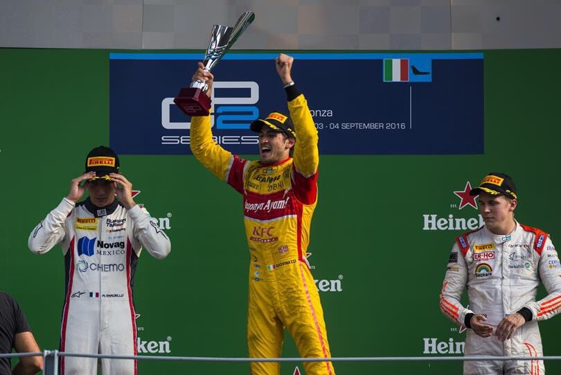 Giovinazzi podio Monza