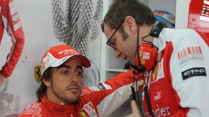 Stefano Domenicali and Alonso at Brazil