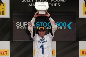 A Magny Cours, nel 2012, van der Mark vinse il Campionato Europeo Superstock 600
