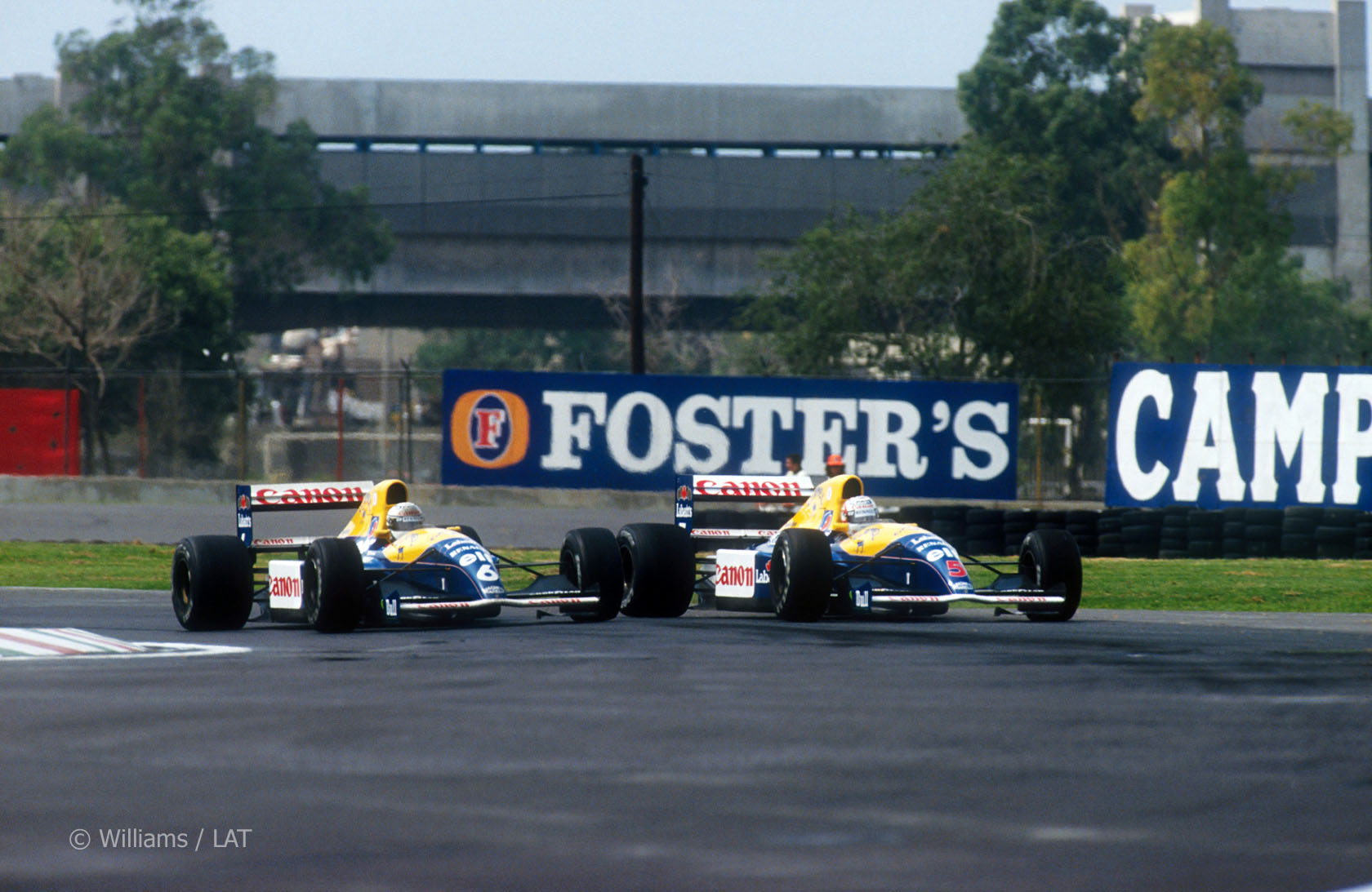 fastback gp messico 1991 patrese mansell